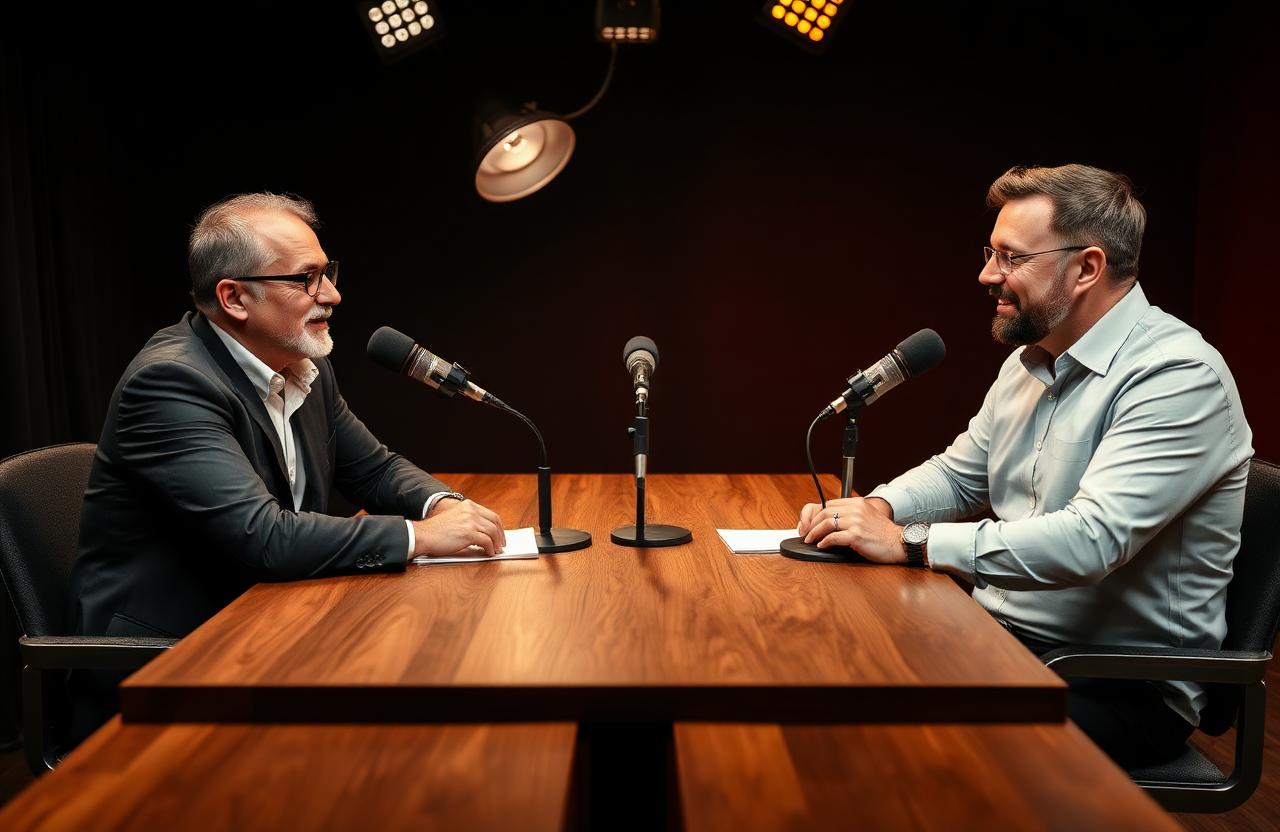 Auto Hub Show podcast studio interview