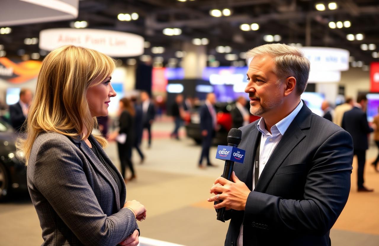 Auto Hub Show live trade show interview